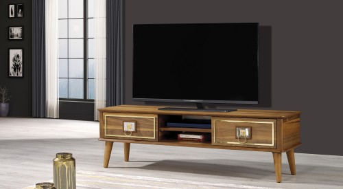 PERA 150 CM CEVİZ TV SEHPASI